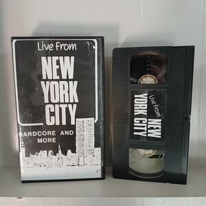 NYHC VHS New York City Hardcore And More Gwar Token Entry Adrenaline OD Punk
